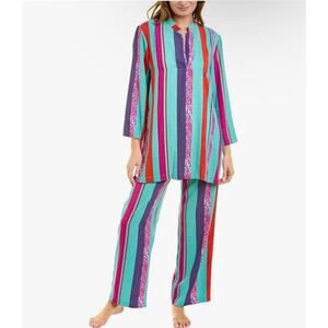 Natori size large womens Inju Mandorin pajamas set